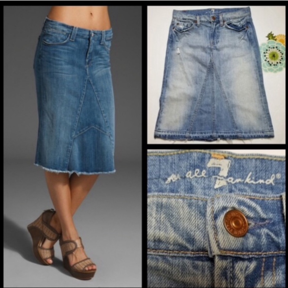 7 For All Mankind Skirt Size 25